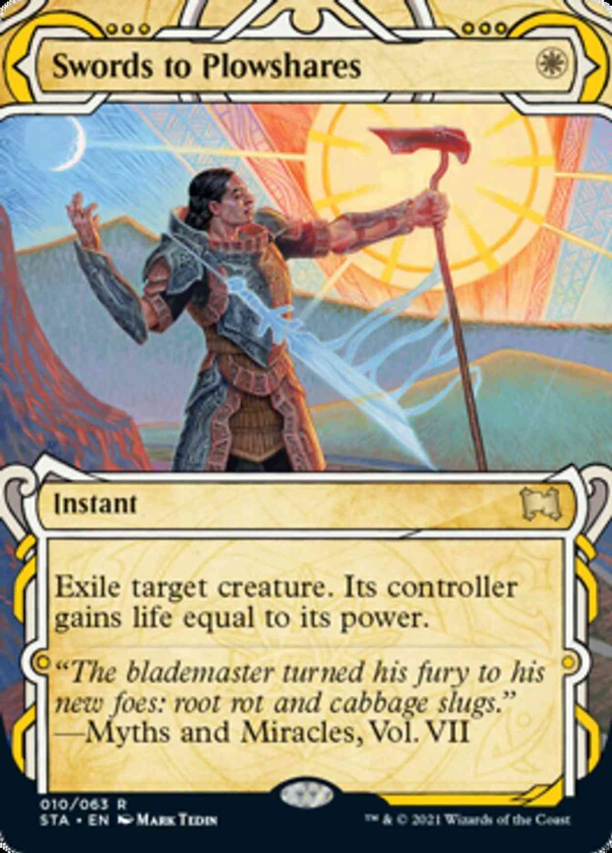 Swords to Plowshares (Foil Etched) magic card front