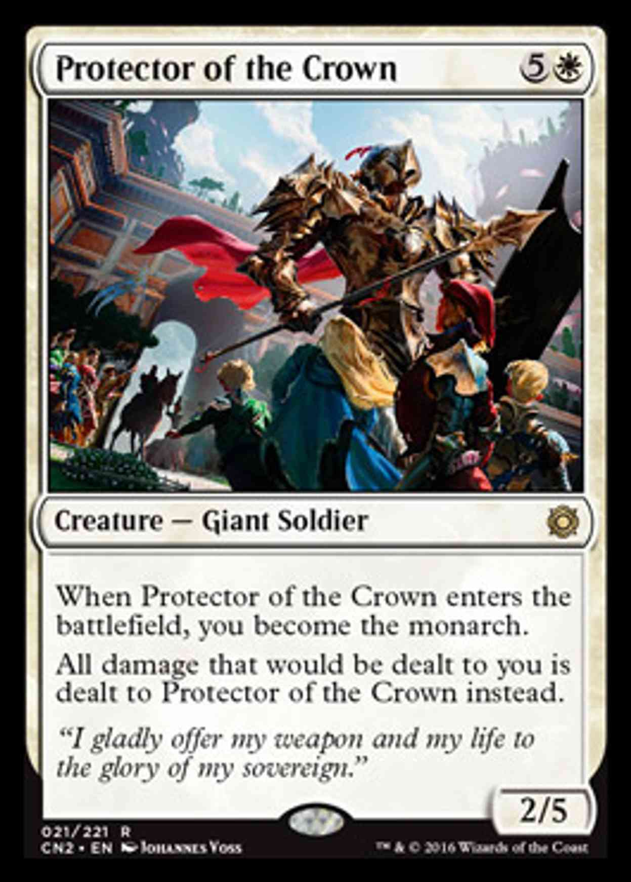 Protector of the Crown magic card front