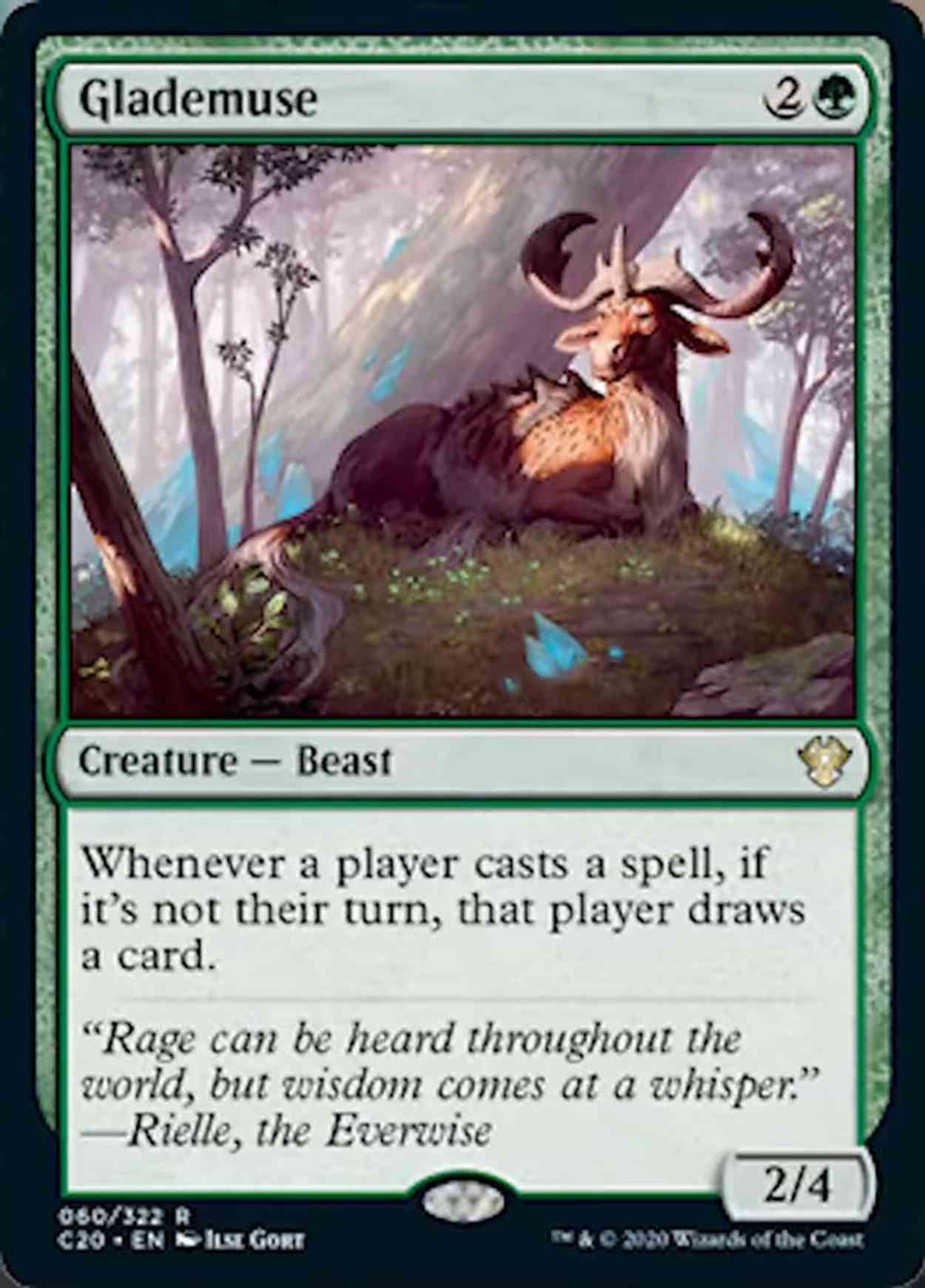 Glademuse magic card front