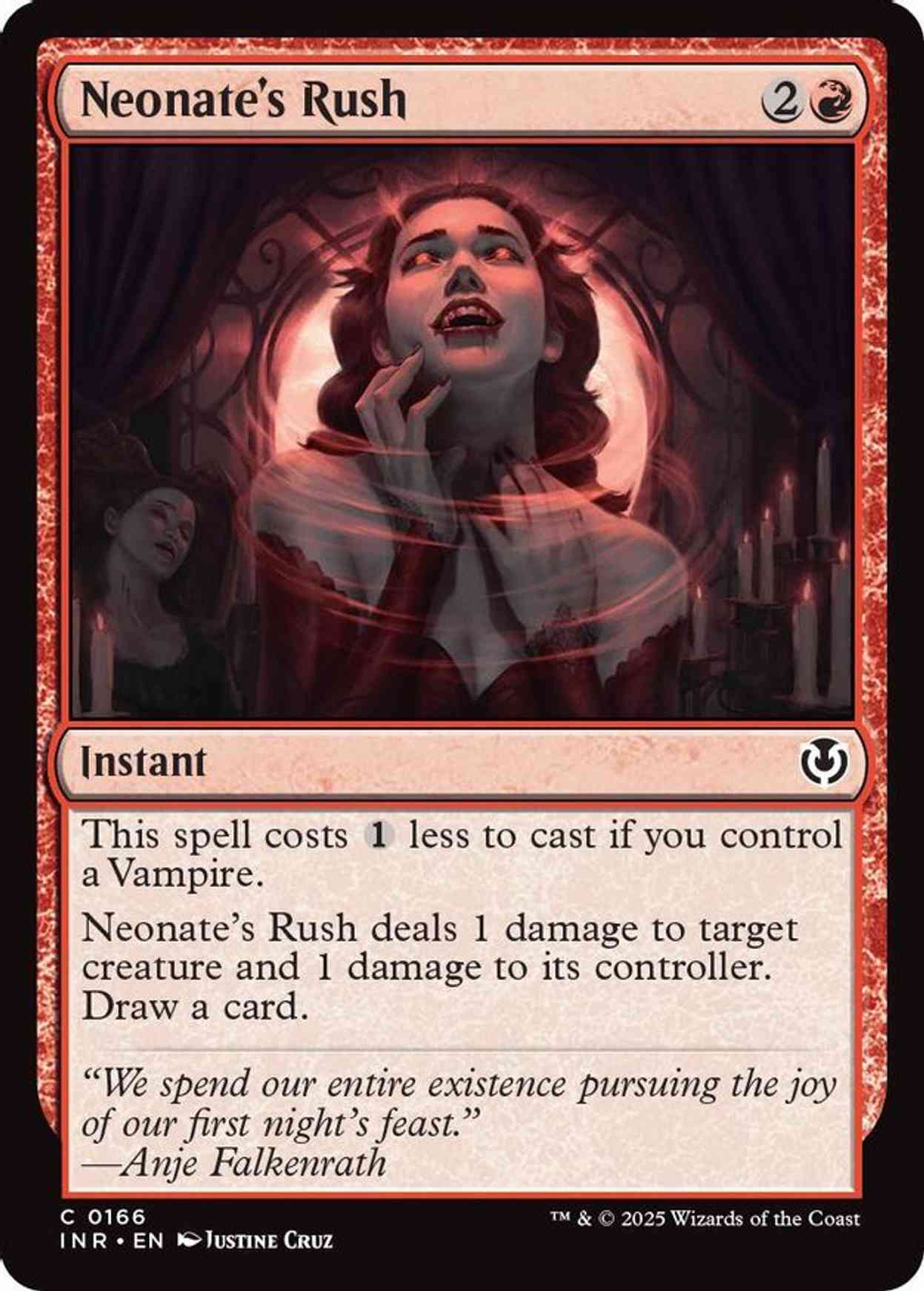 Neonate's Rush magic card front