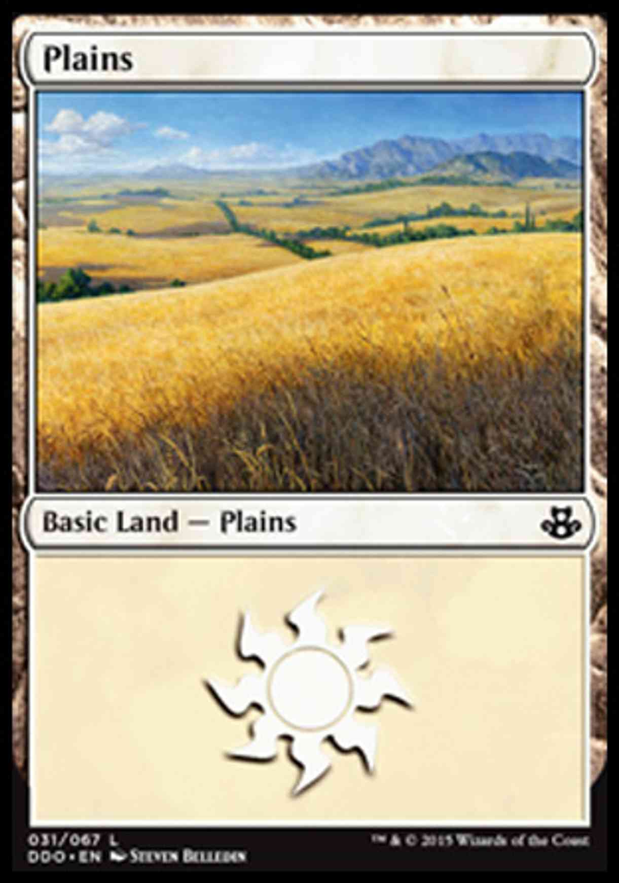 Plains (31) magic card front