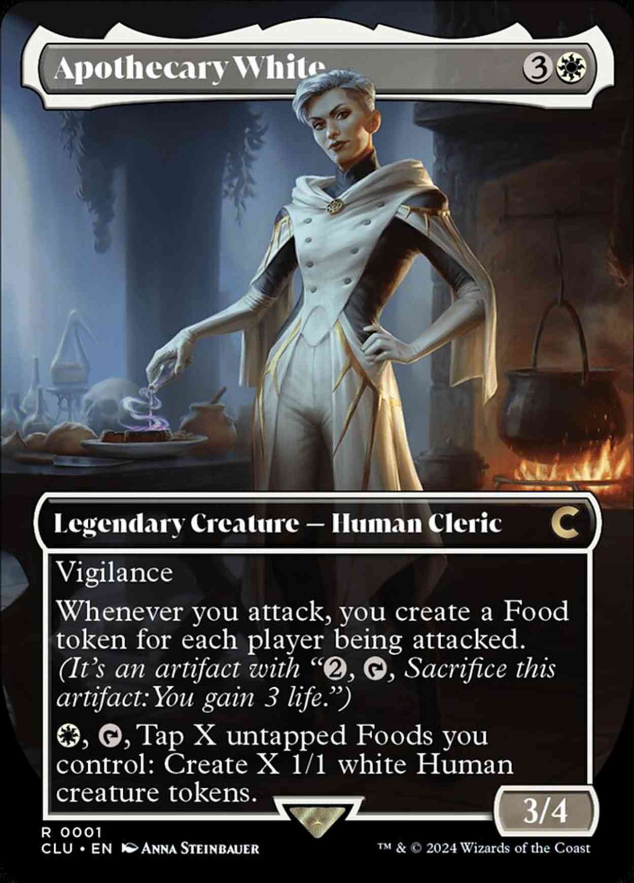 Apothecary White (Borderless) magic card front