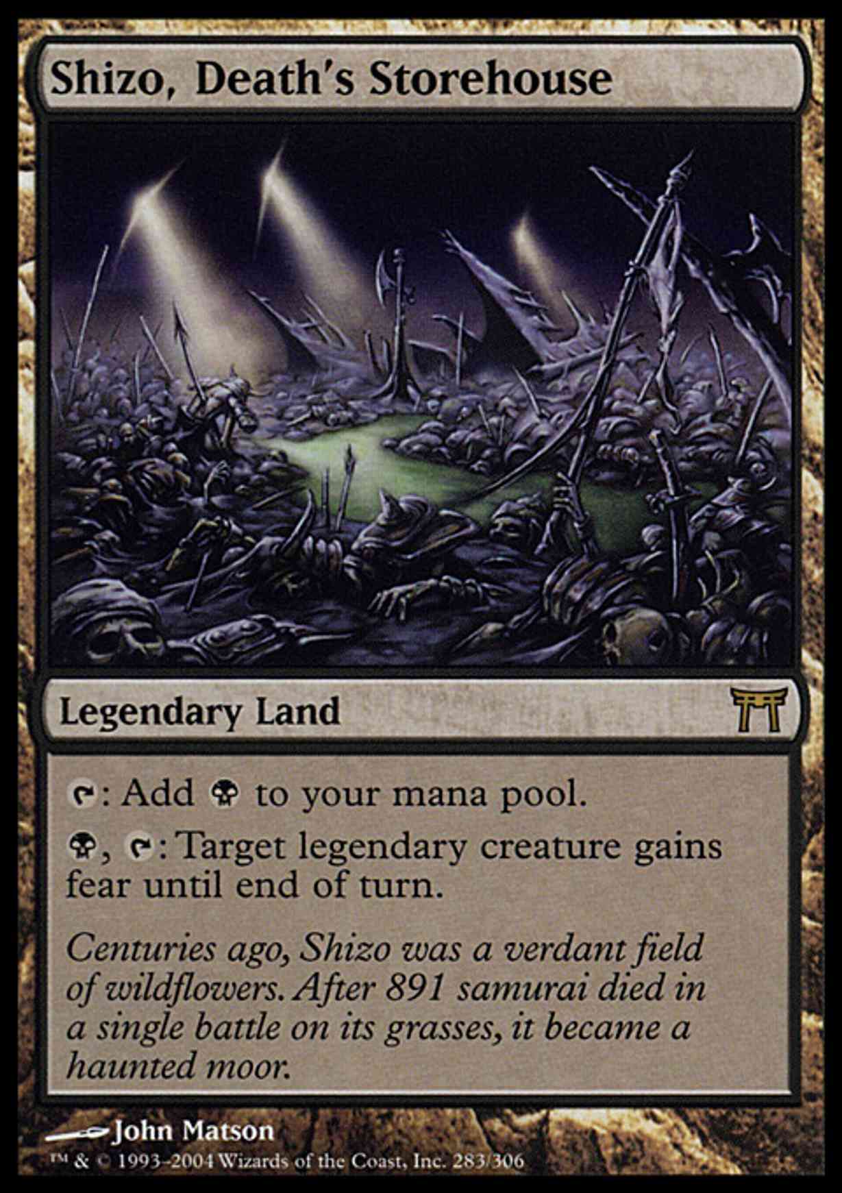 Shizo, Death's Storehouse magic card front