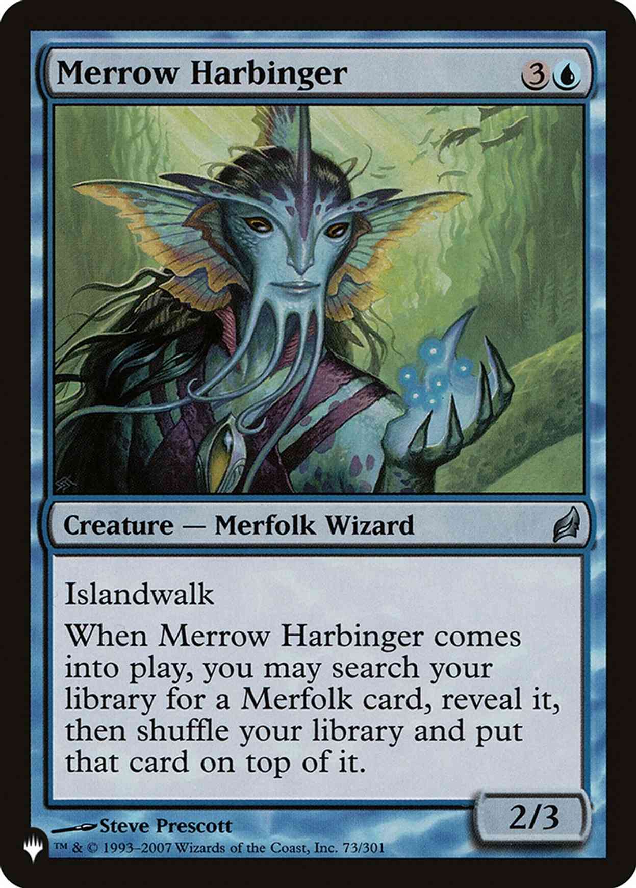 Merrow Harbinger magic card front