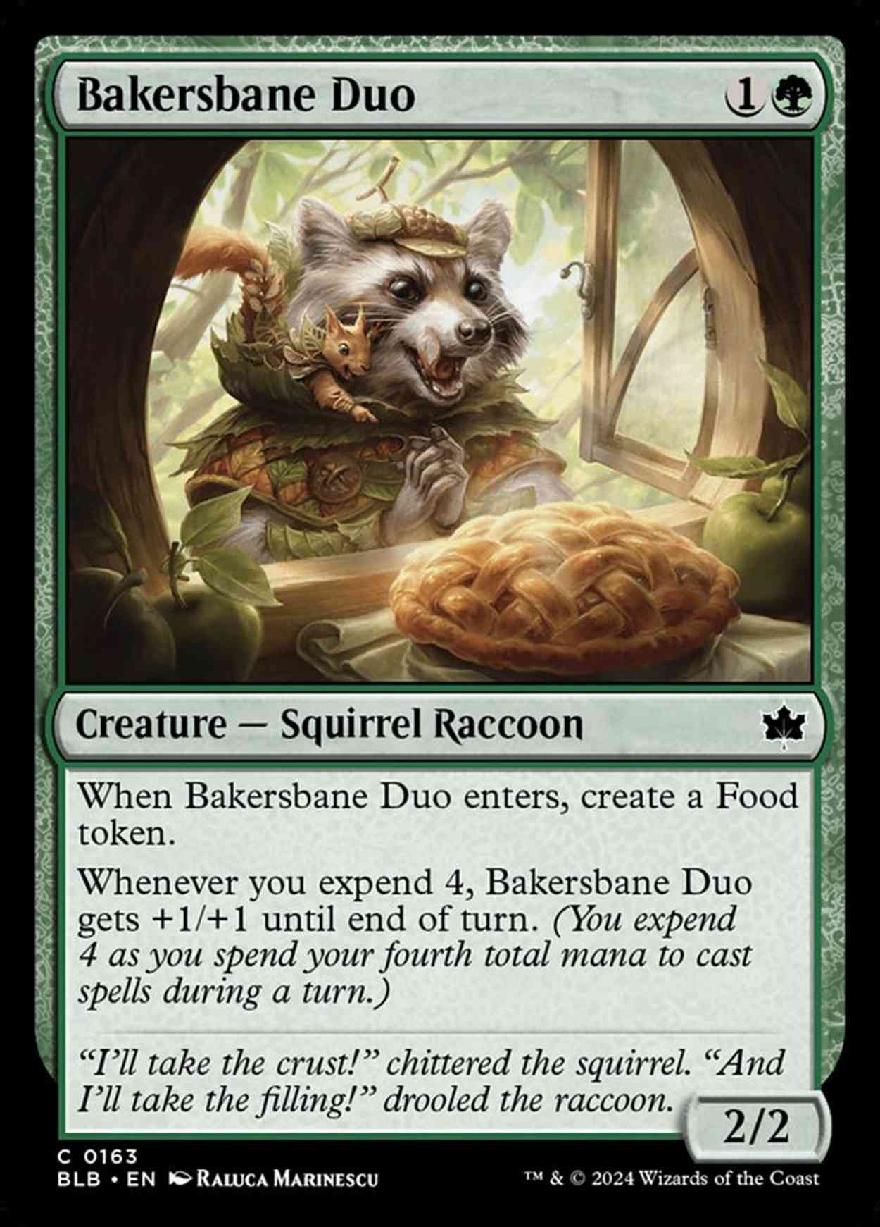 Bakersbane Duo magic card front