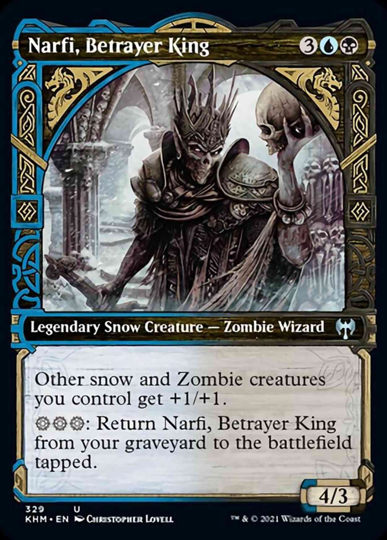 Narfi, Betrayer King (Showcase) magic card front