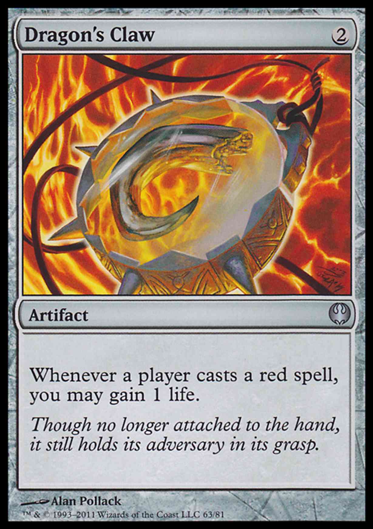 Dragon's Claw magic card front