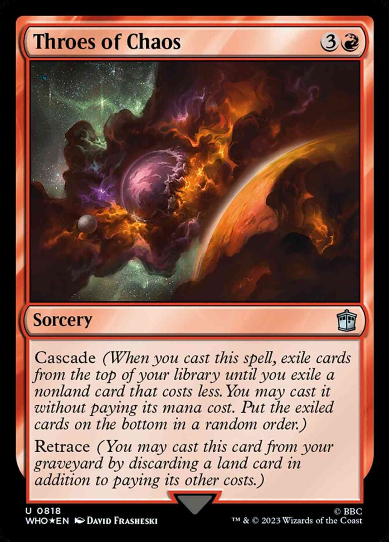 Throes of Chaos (Surge Foil) magic card front