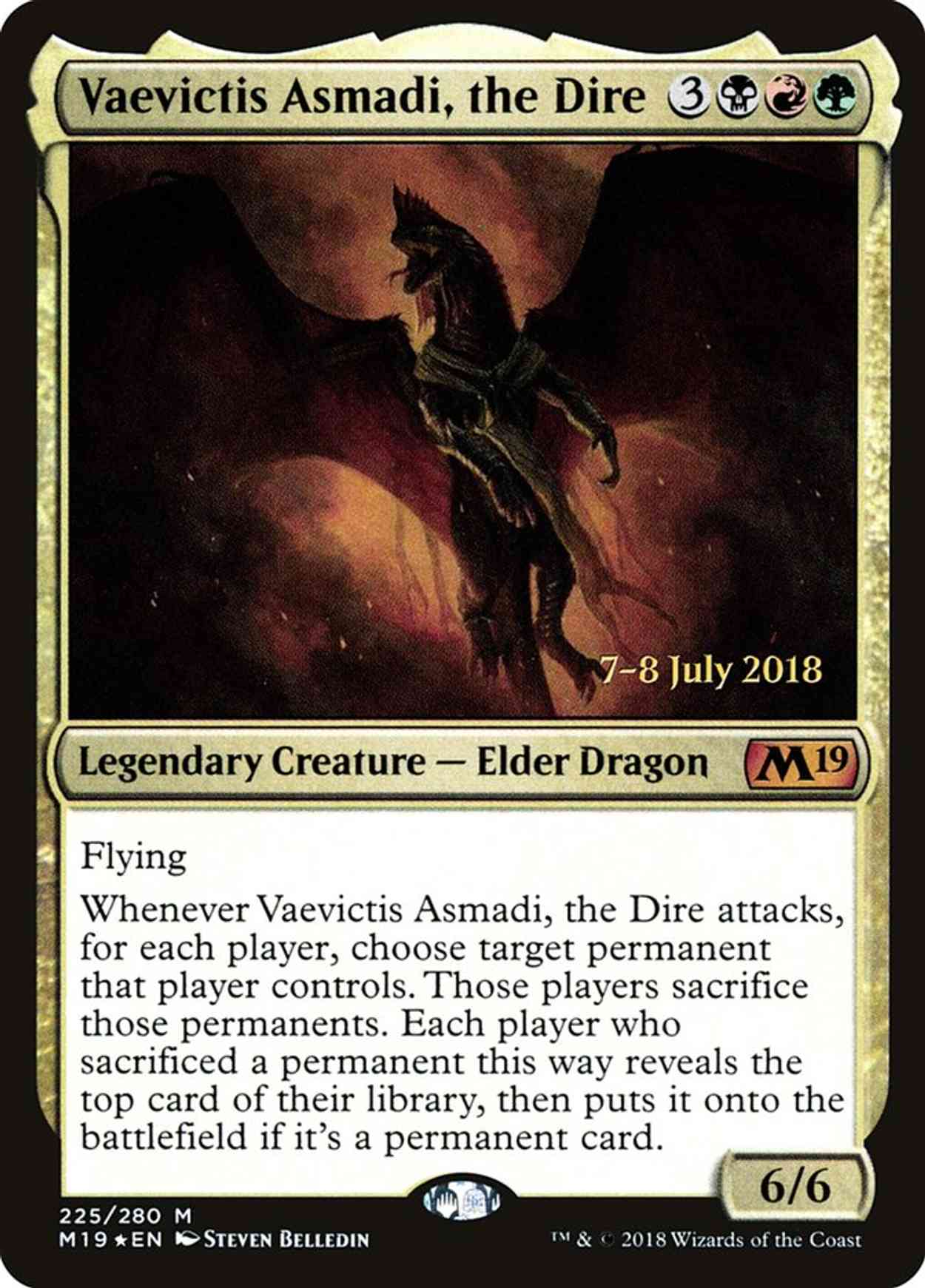 Vaevictis Asmadi, the Dire magic card front