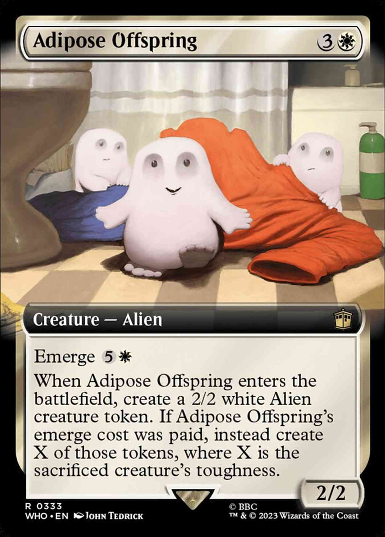 Adipose Offspring (Extended Art) magic card front