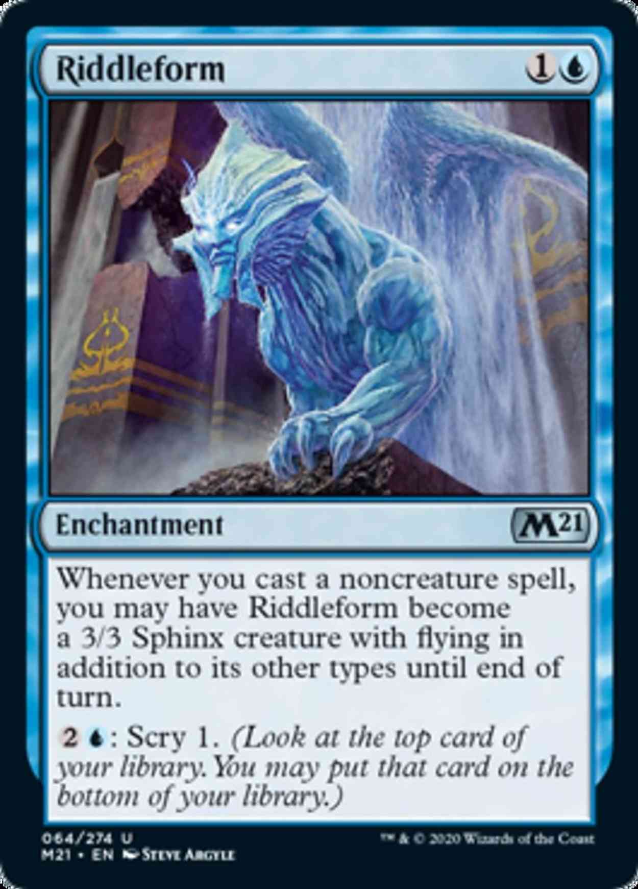 Riddleform magic card front