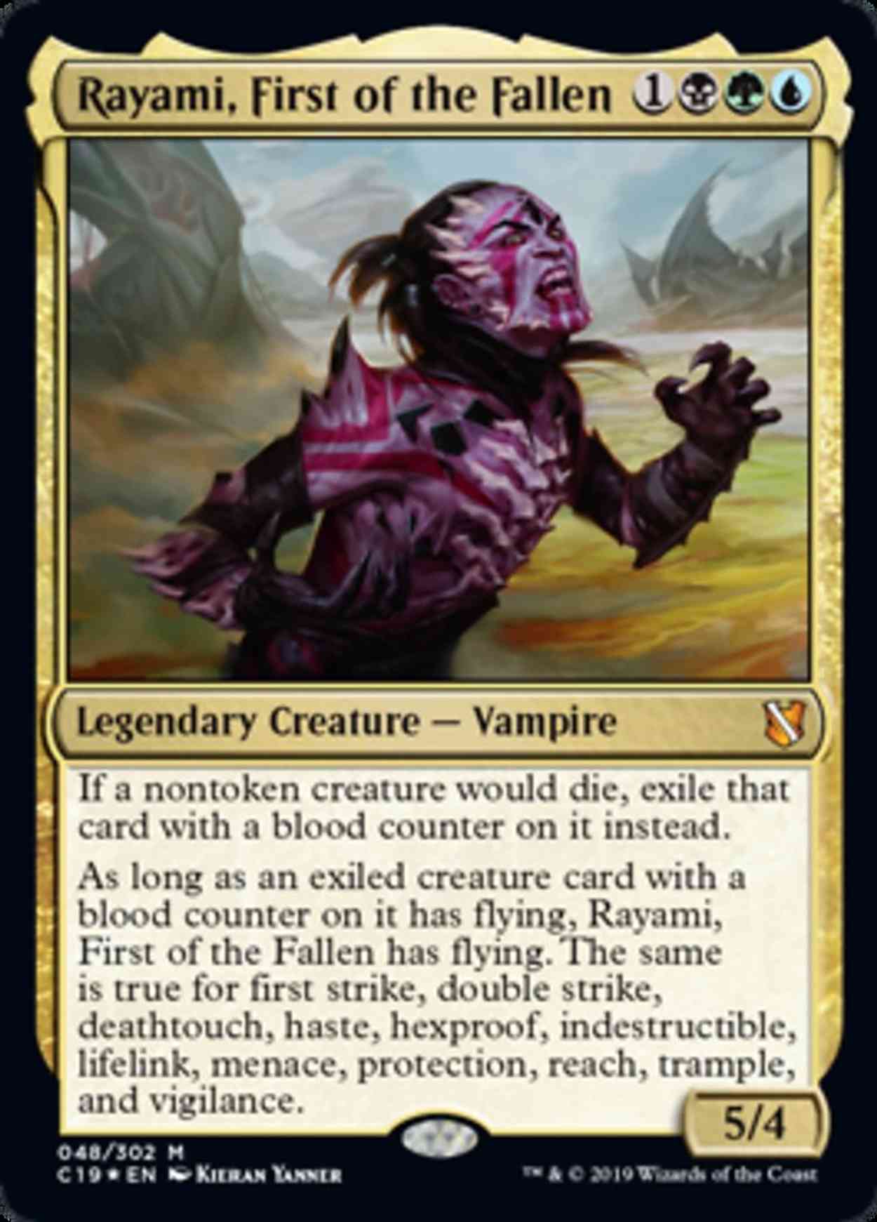 Rayami, First of the Fallen magic card front