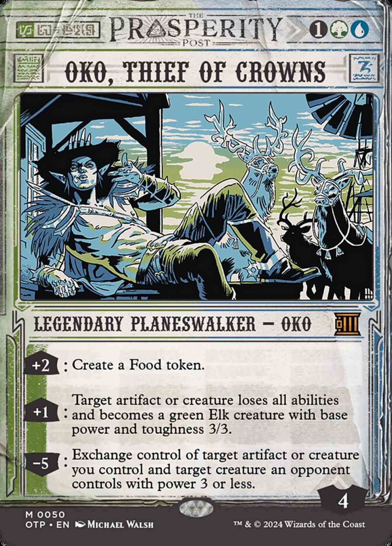 Oko, Thief of Crowns magic card front
