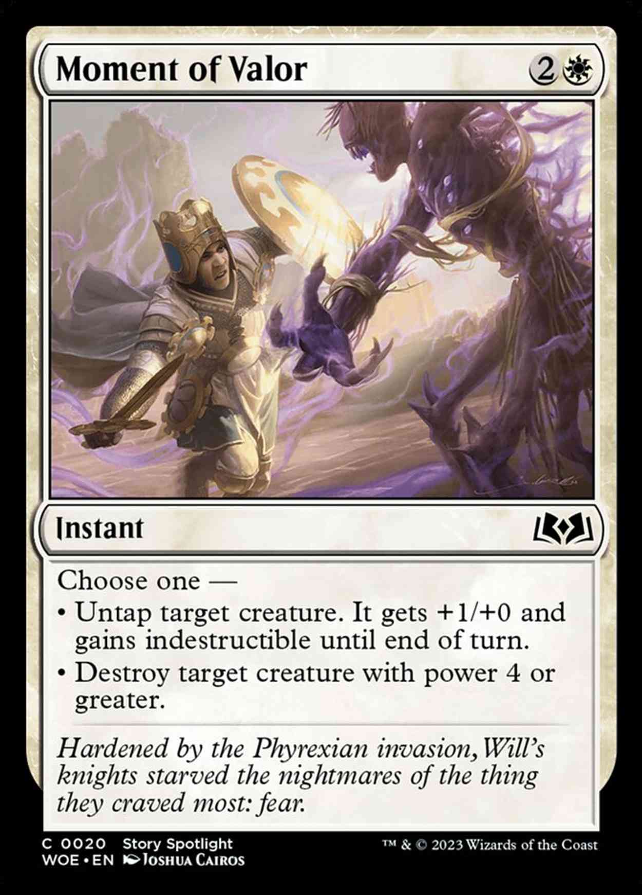 Moment of Valor magic card front