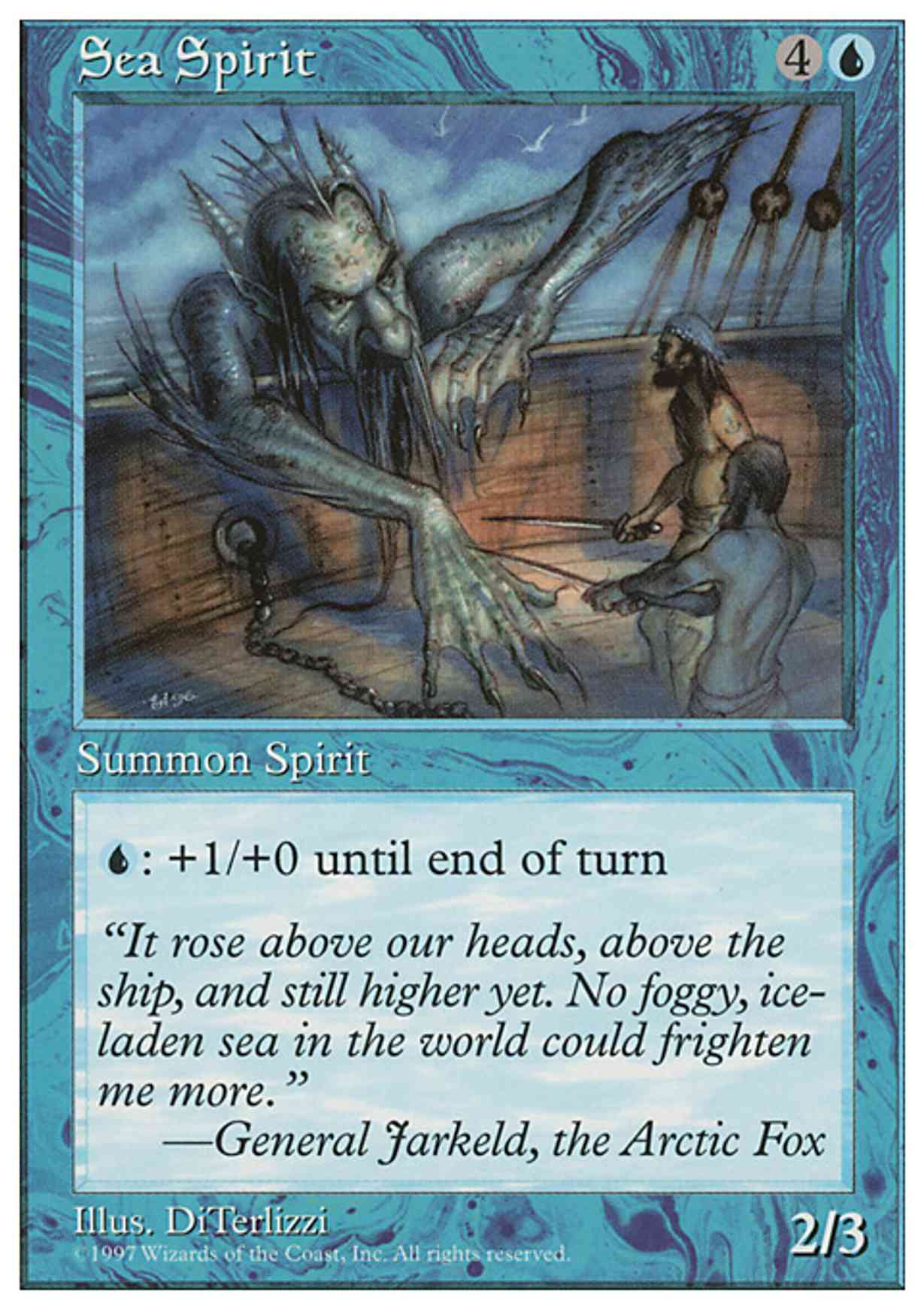 Sea Spirit magic card front