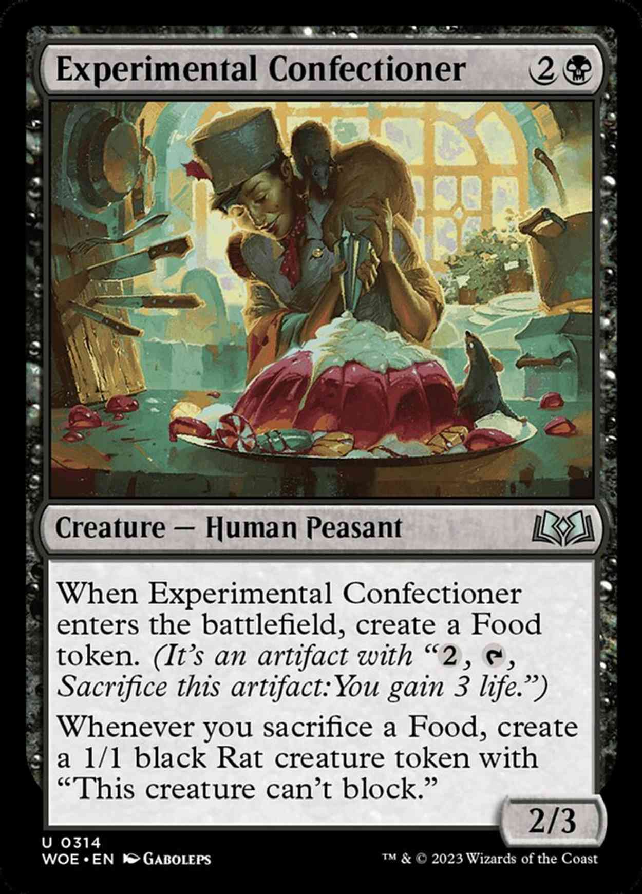 Experimental Confectioner magic card front