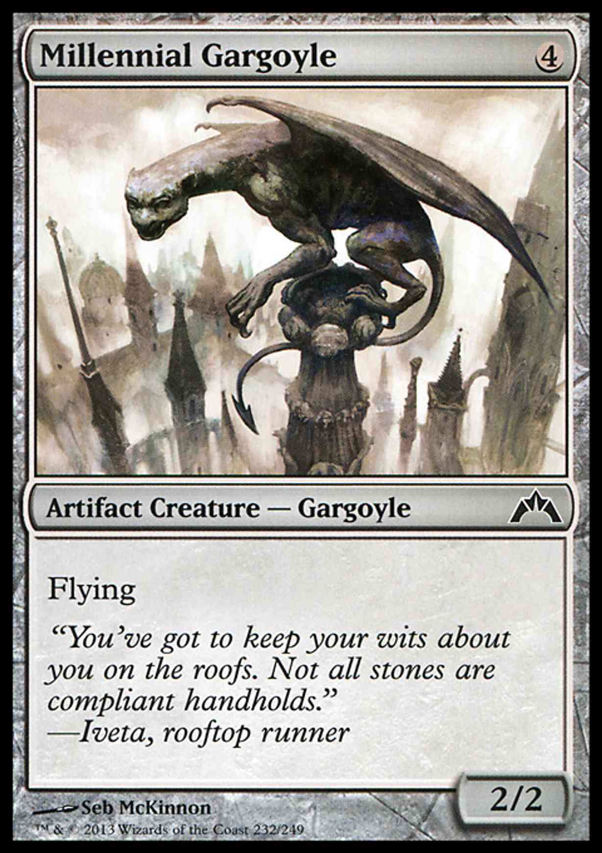 Millennial Gargoyle magic card front