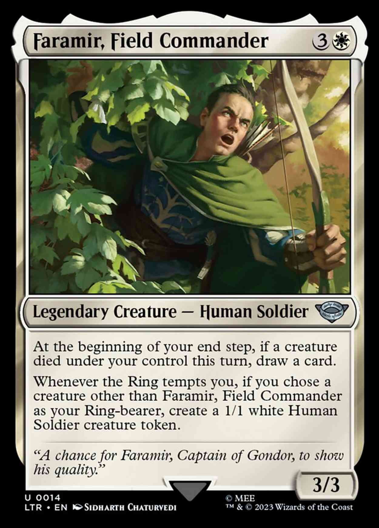 Faramir, Field Commander magic card front