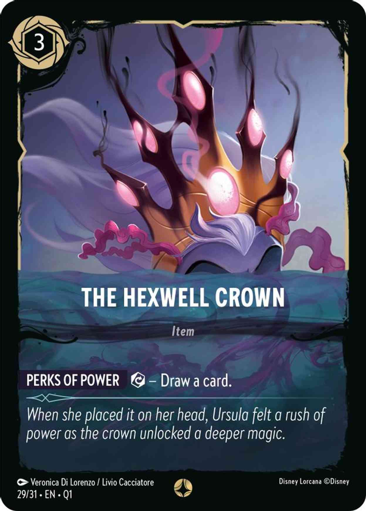 The Hexwell Crown magic card front