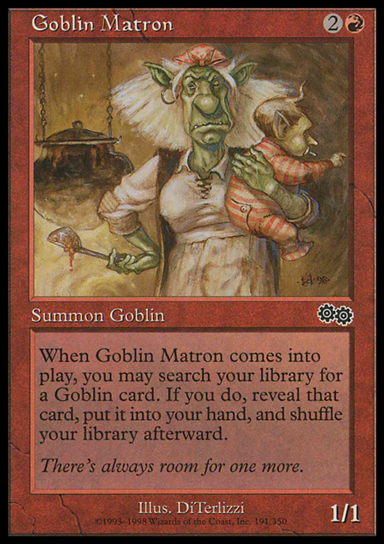 Goblin Matron magic card front