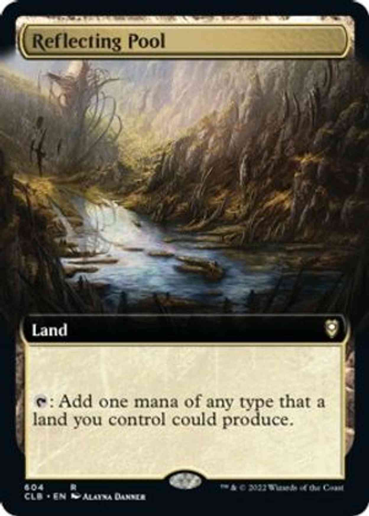 Reflecting Pool (Extended Art) magic card front