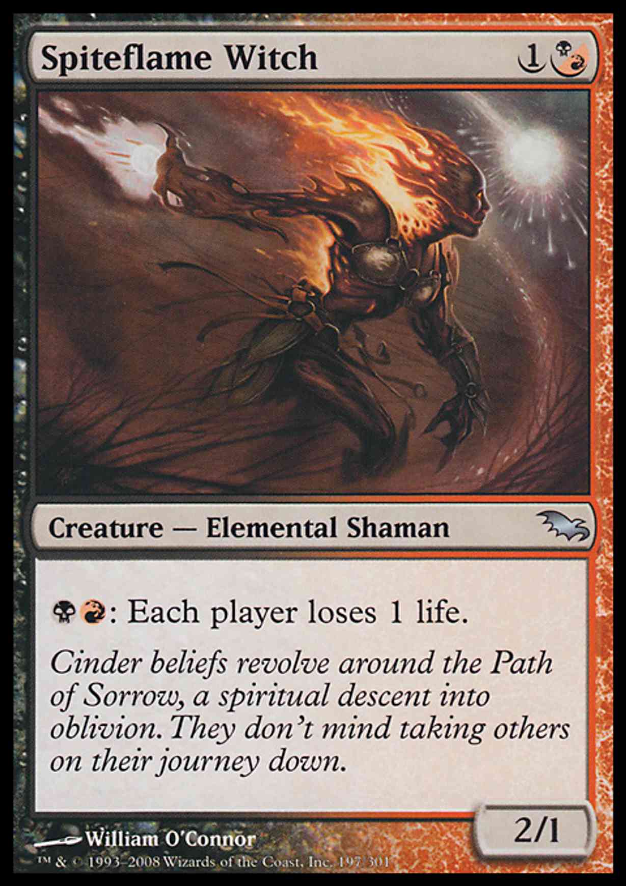 Spiteflame Witch magic card front