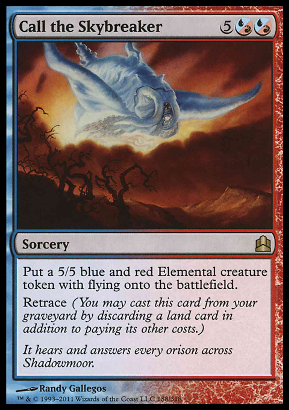 Call the Skybreaker magic card front