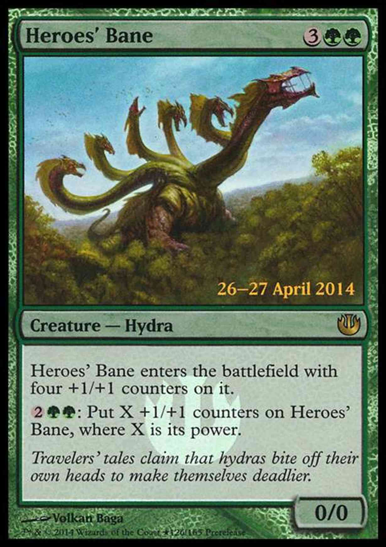 Heroes' Bane magic card front