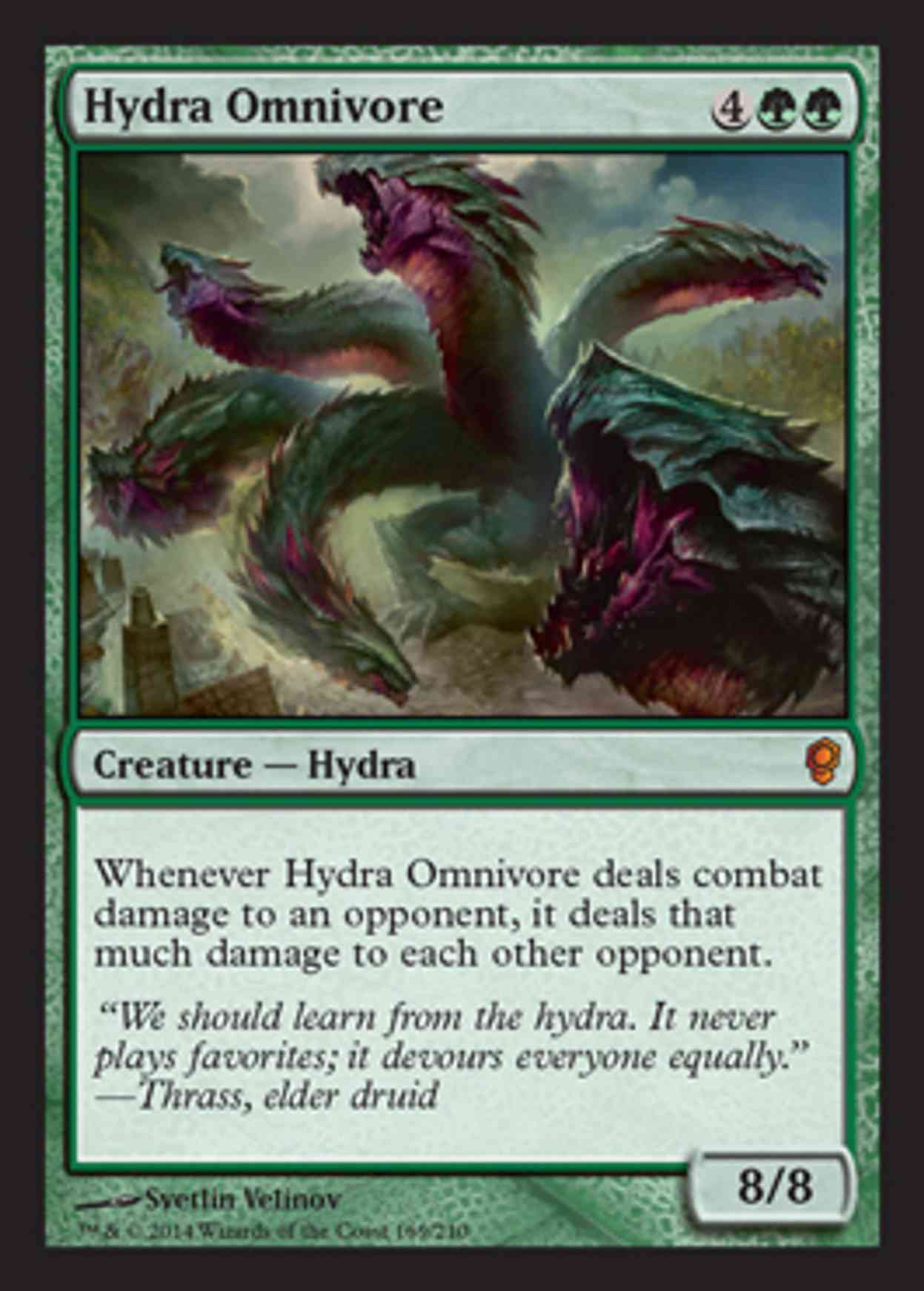 Hydra Omnivore magic card front