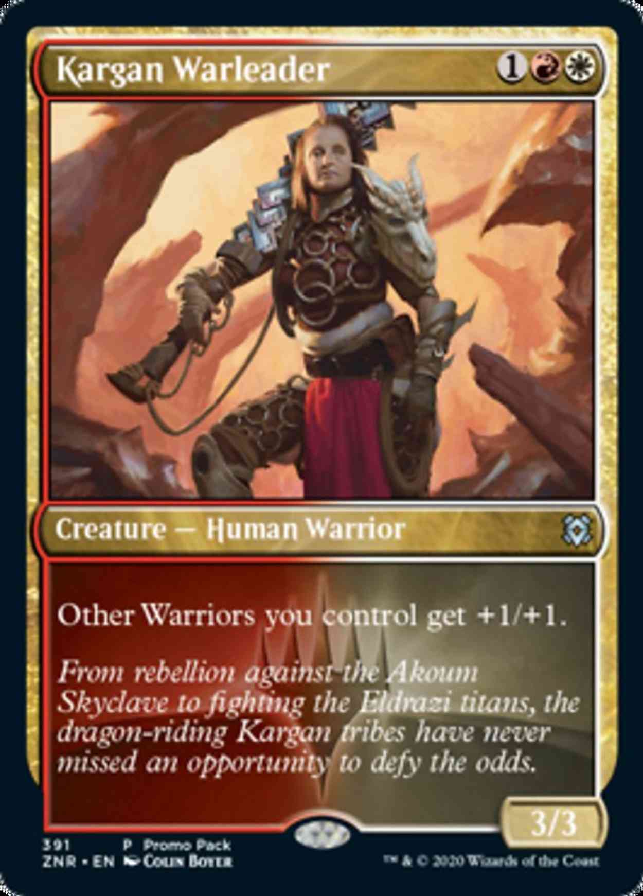 Kargan Warleader magic card front