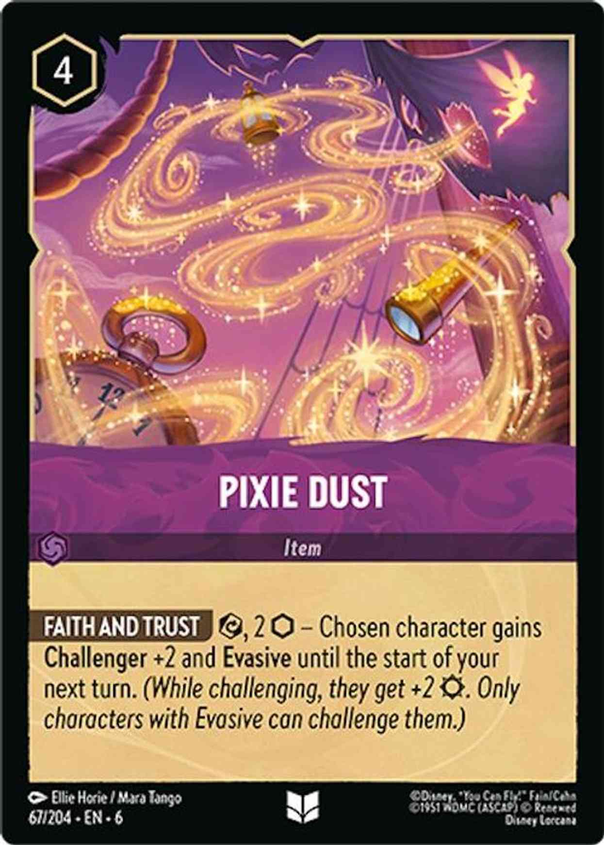 Pixie Dust magic card front