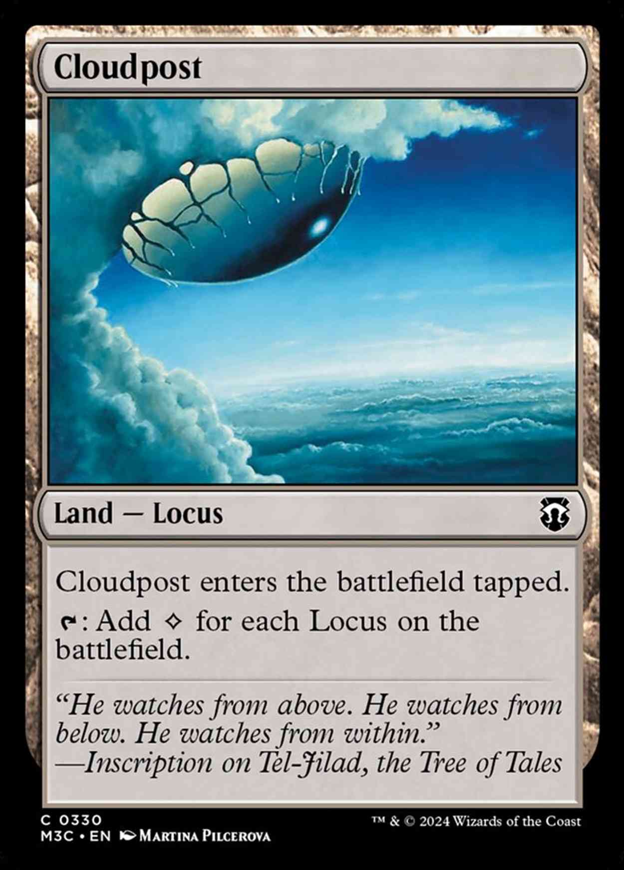 Cloudpost magic card front