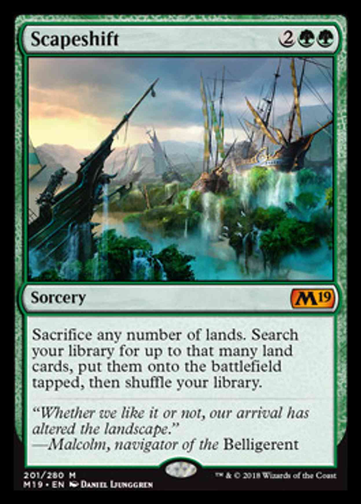 Scapeshift magic card front