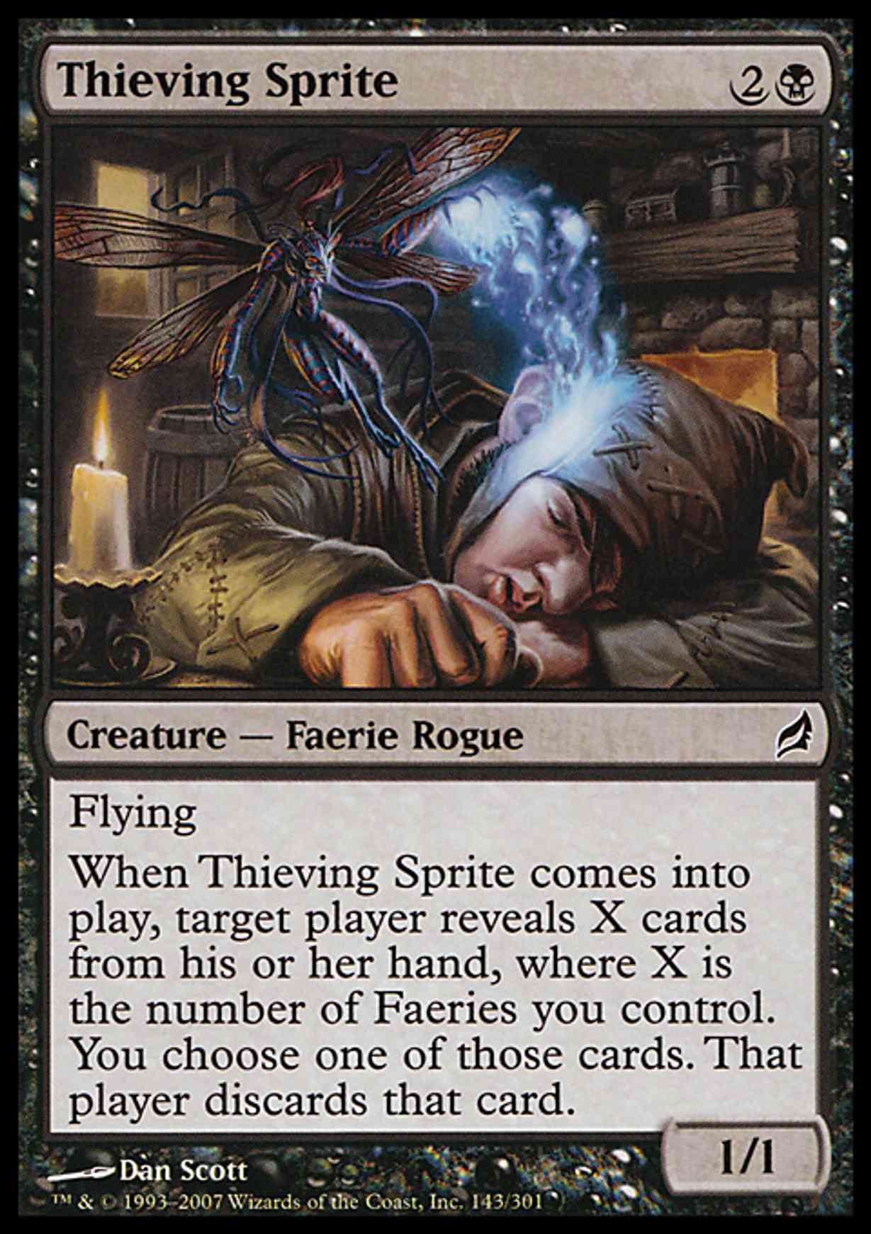Thieving Sprite magic card front