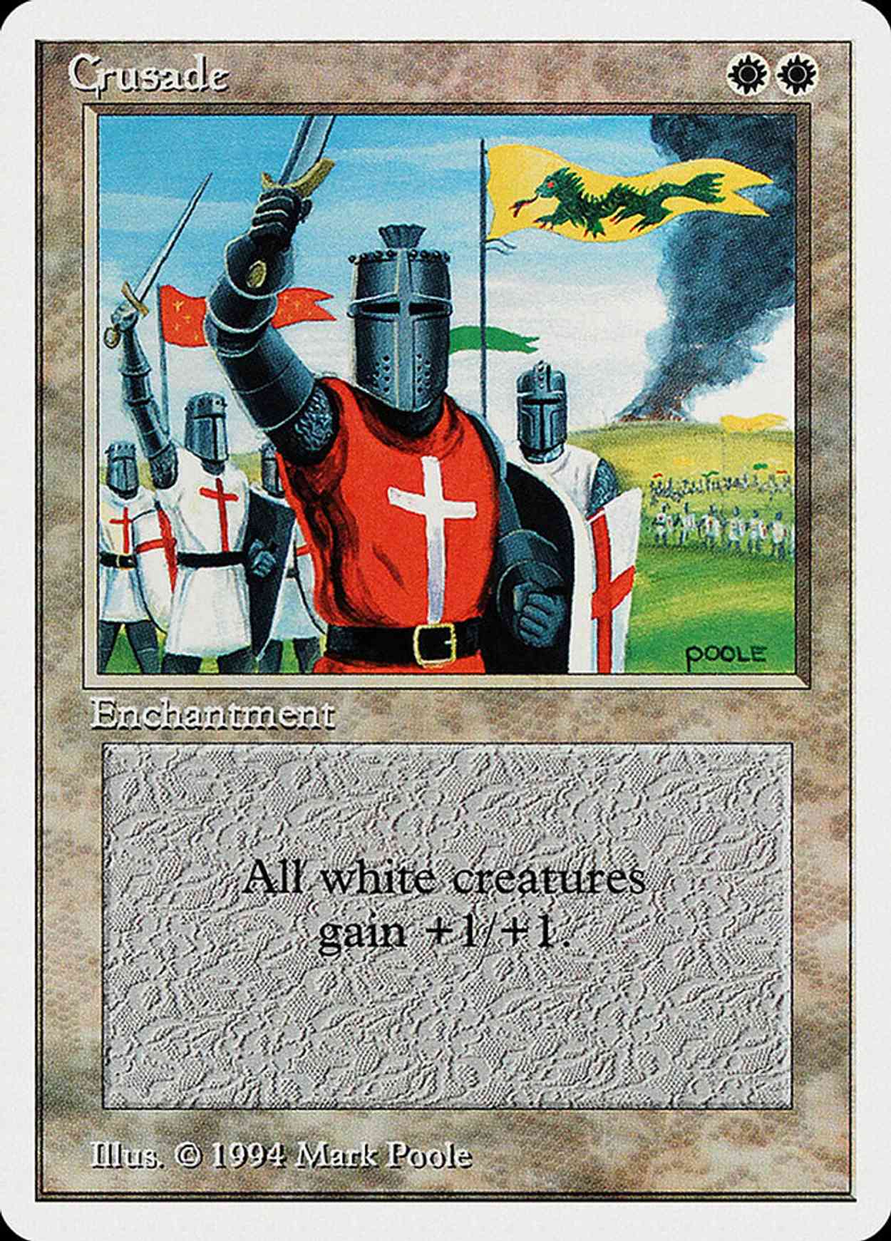 Crusade magic card front