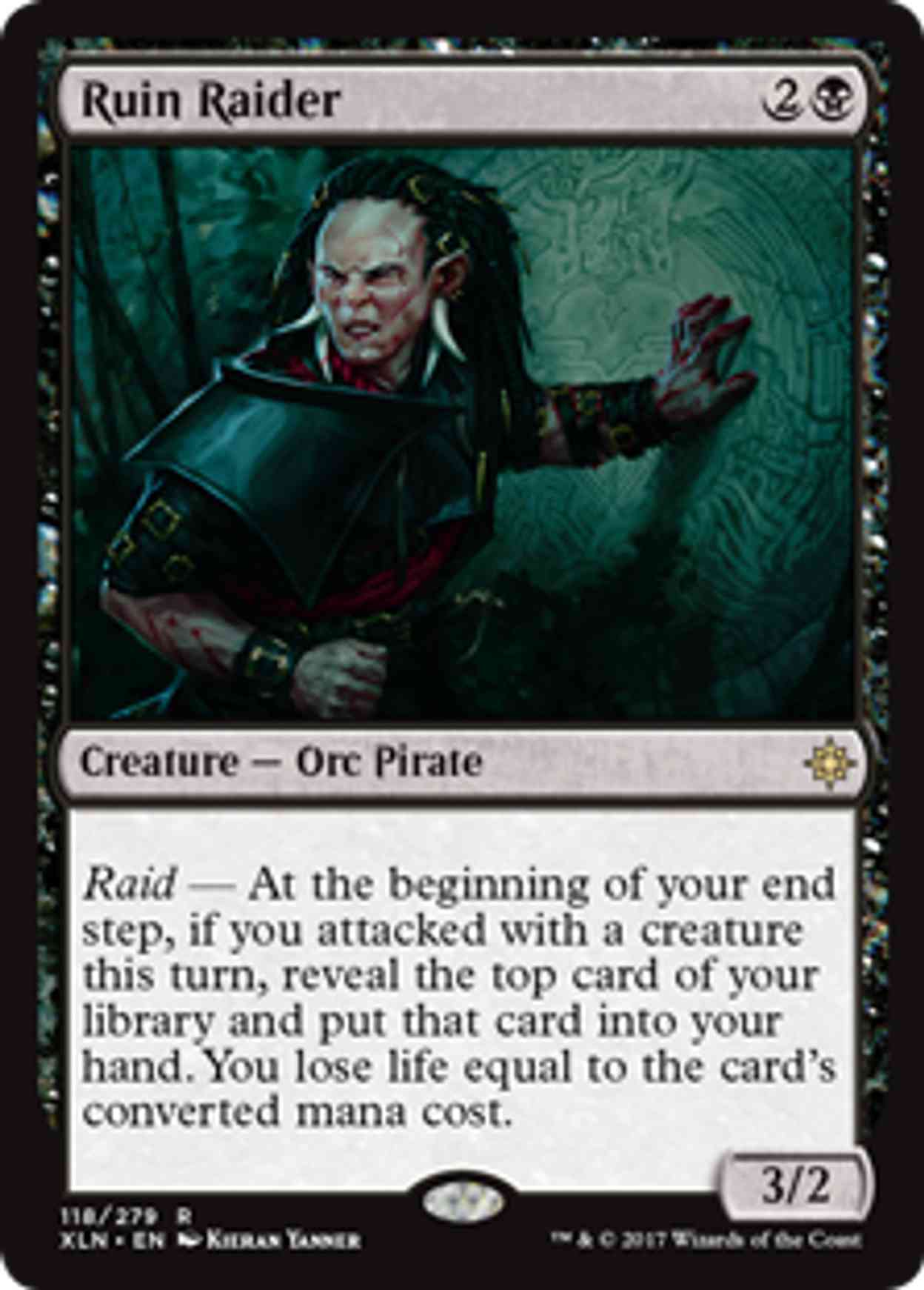 Ruin Raider magic card front