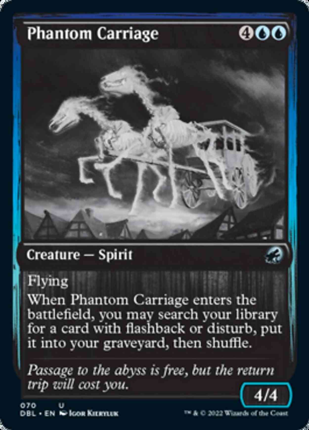Phantom Carriage magic card front