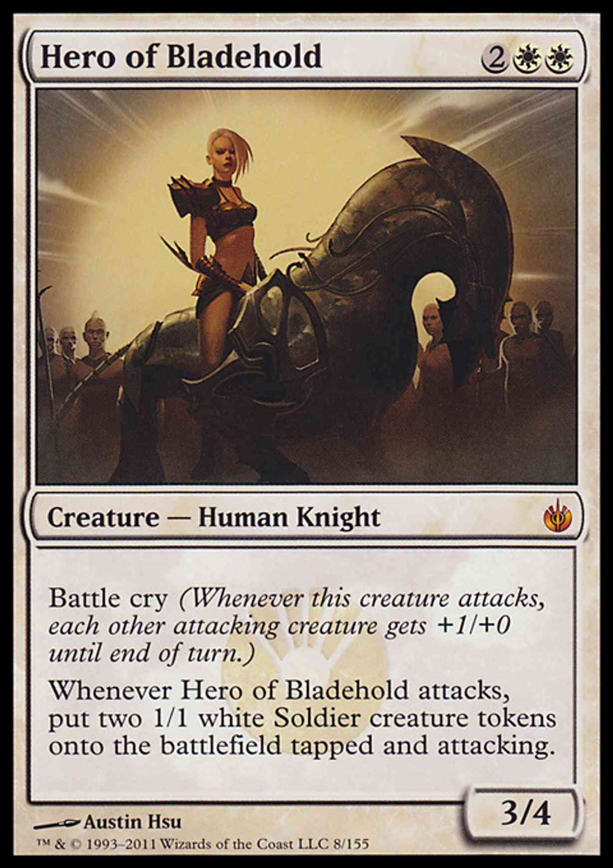 Hero of Bladehold magic card front