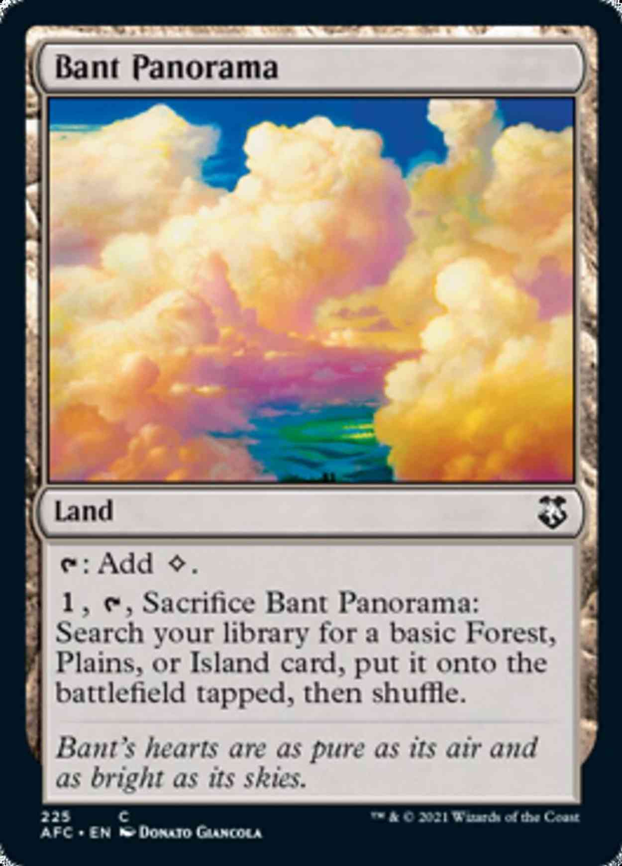 Bant Panorama magic card front