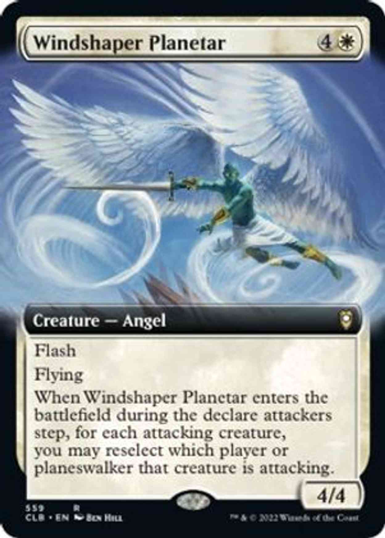 Windshaper Planetar (Extended Art) magic card front