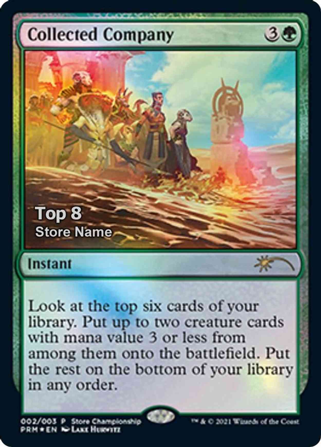 Collected Company (Top 8) magic card front