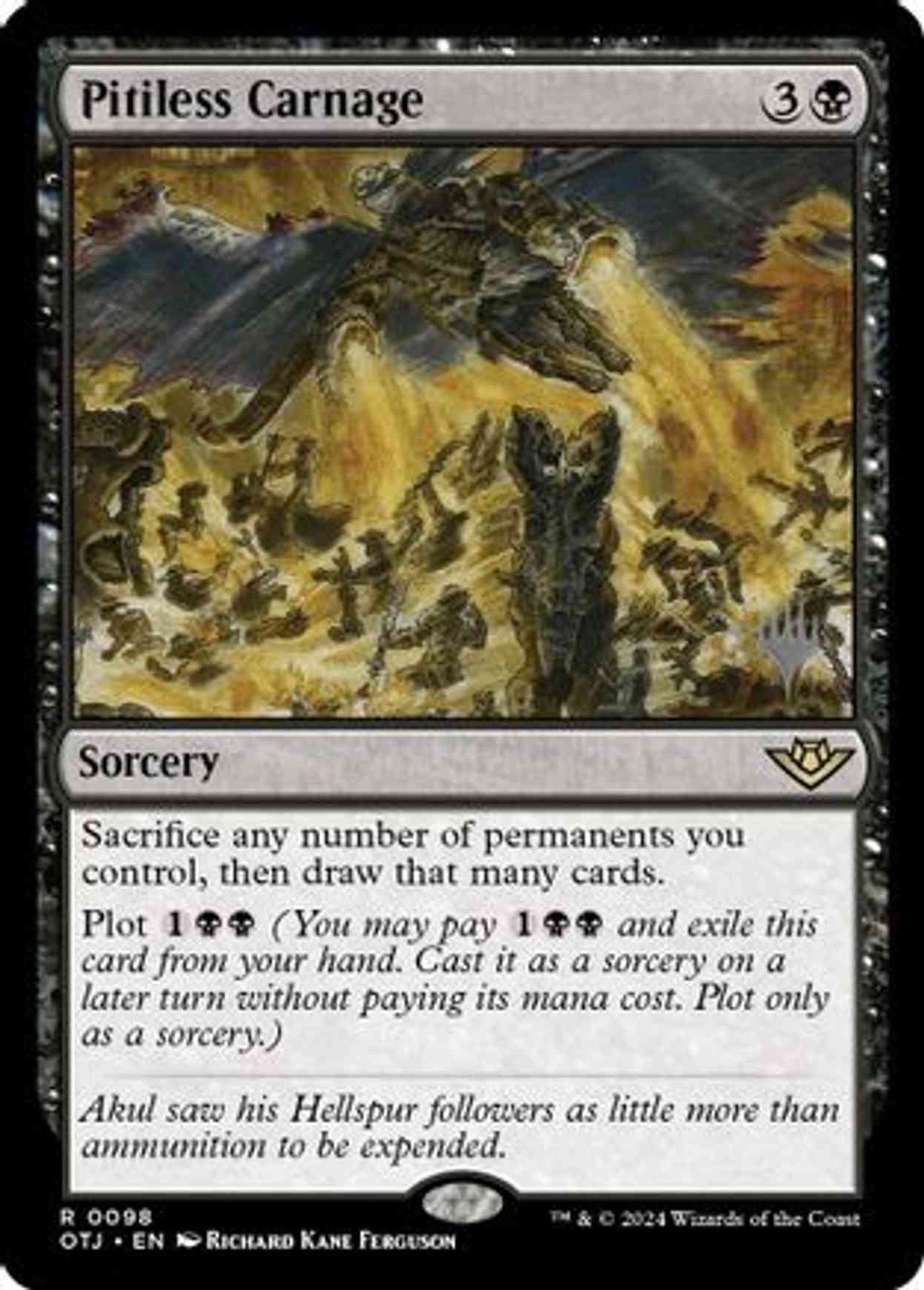 Pitiless Carnage magic card front