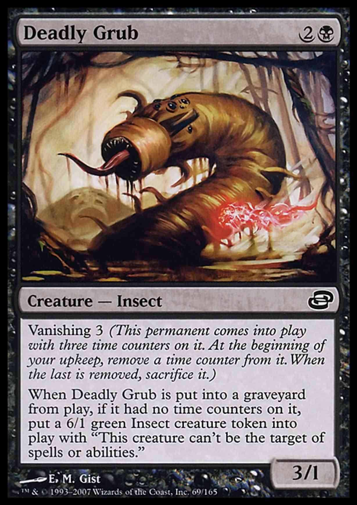 Deadly Grub magic card front