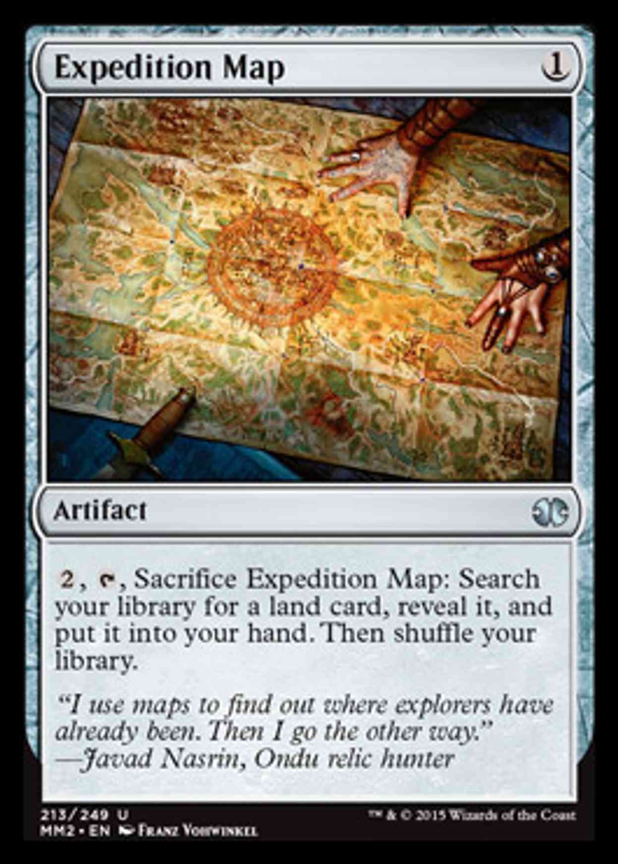 Expedition Map magic card front