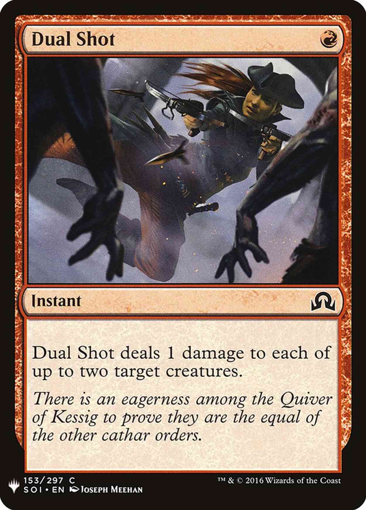 Dual Shot magic card front