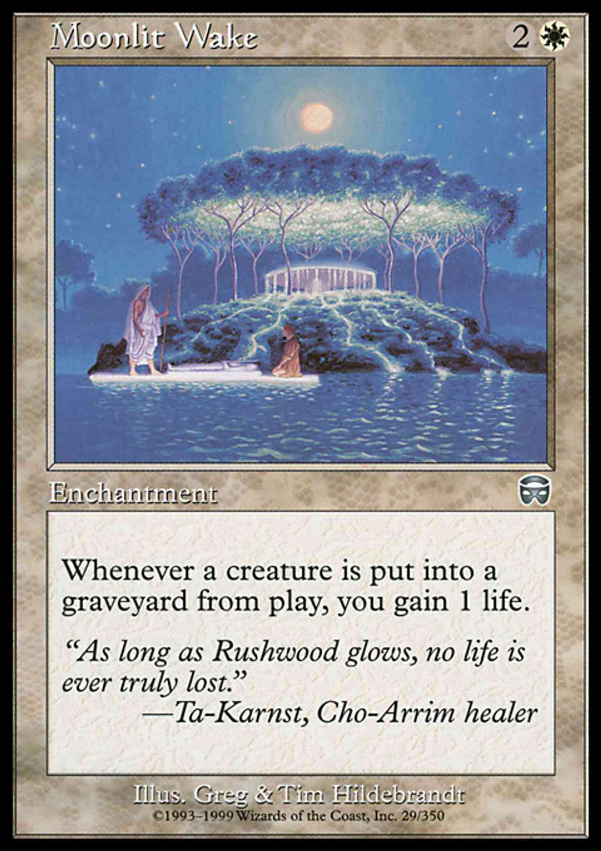 Moonlit Wake magic card front