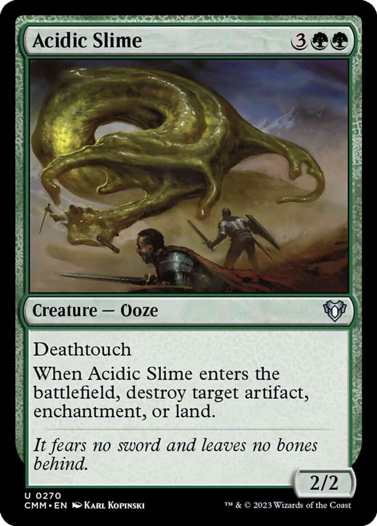 Acidic Slime magic card front