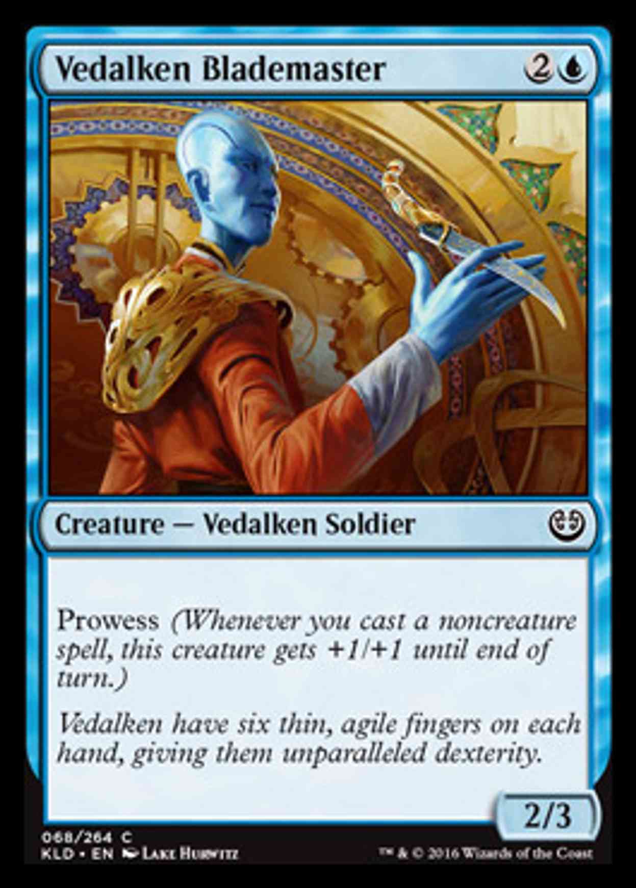 Vedalken Blademaster magic card front