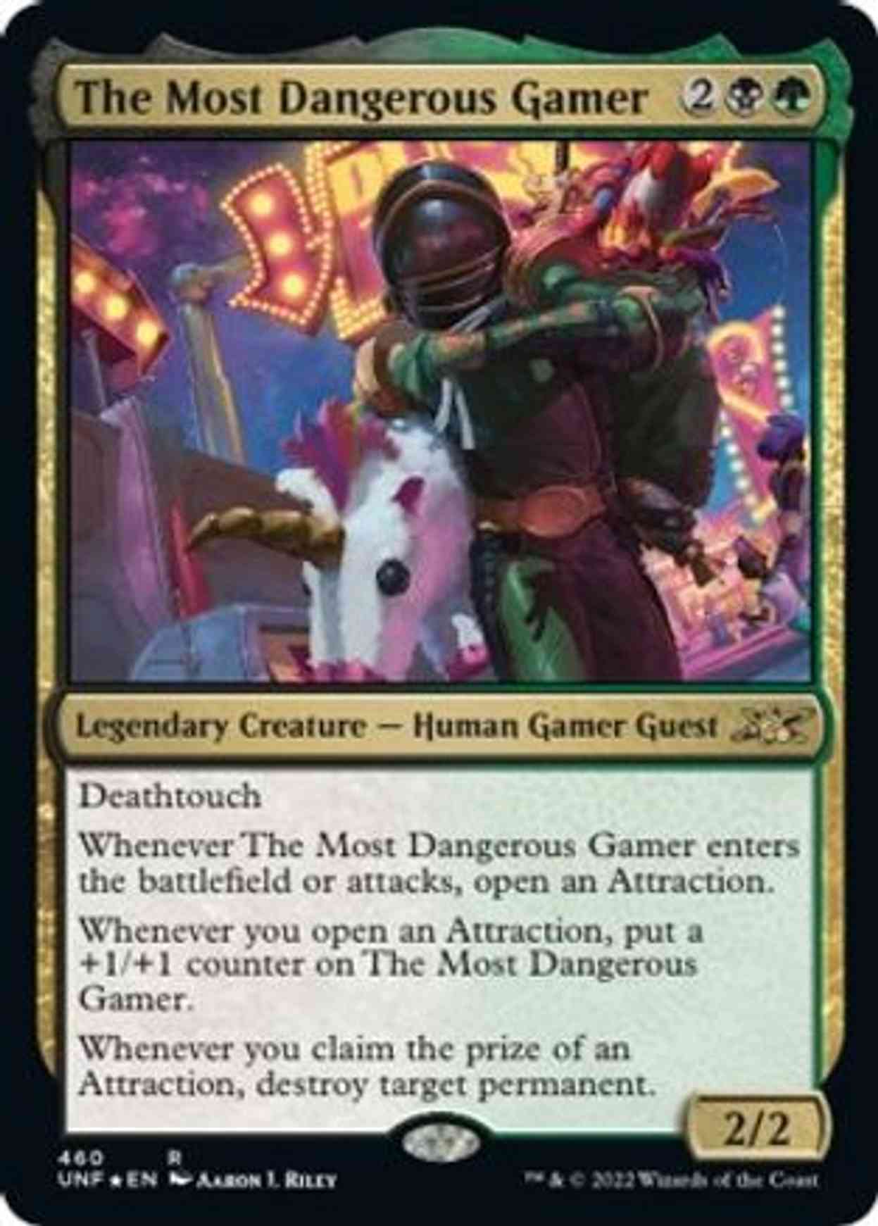 The Most Dangerous Gamer (Galaxy Foil) magic card front