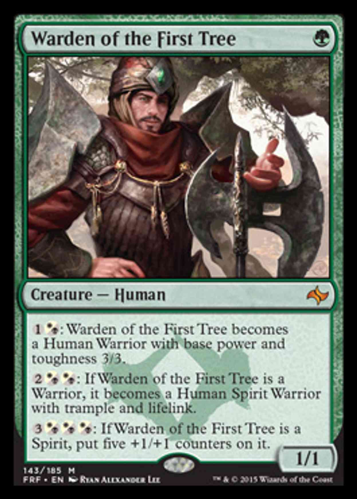 Warden of the First Tree magic card front